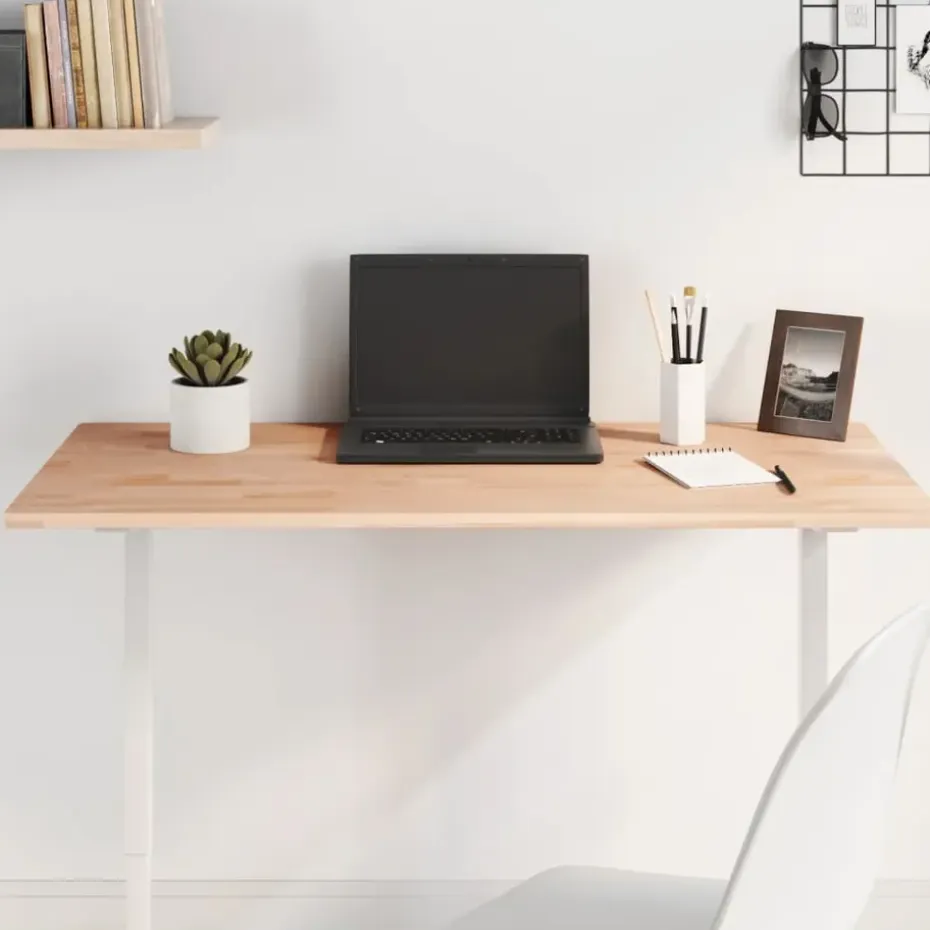 vidaXL - Tafelblad - Bruin - Hout - 100 x 60 x 1.5 cm