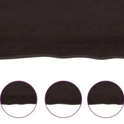 vidaXL - Tafelblad - Bruin - Hout - 160 x 50 x 6 cm