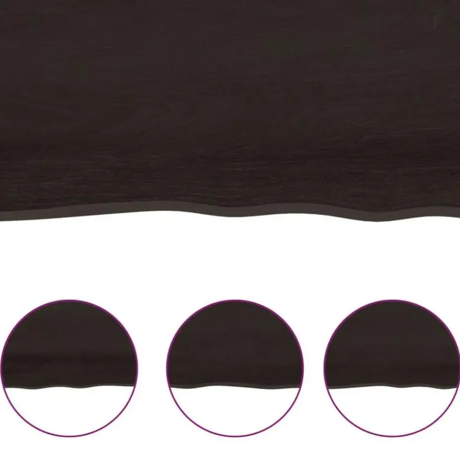 vidaXL - Tafelblad - Bruin - Hout - 160 x 50 x 6 cm