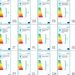 vidaXL - Tafellamp - Wit - Metaal - 2 stuks