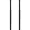 vidaXL - Tafelpoot - Zwart - IJzer - 2 stuks