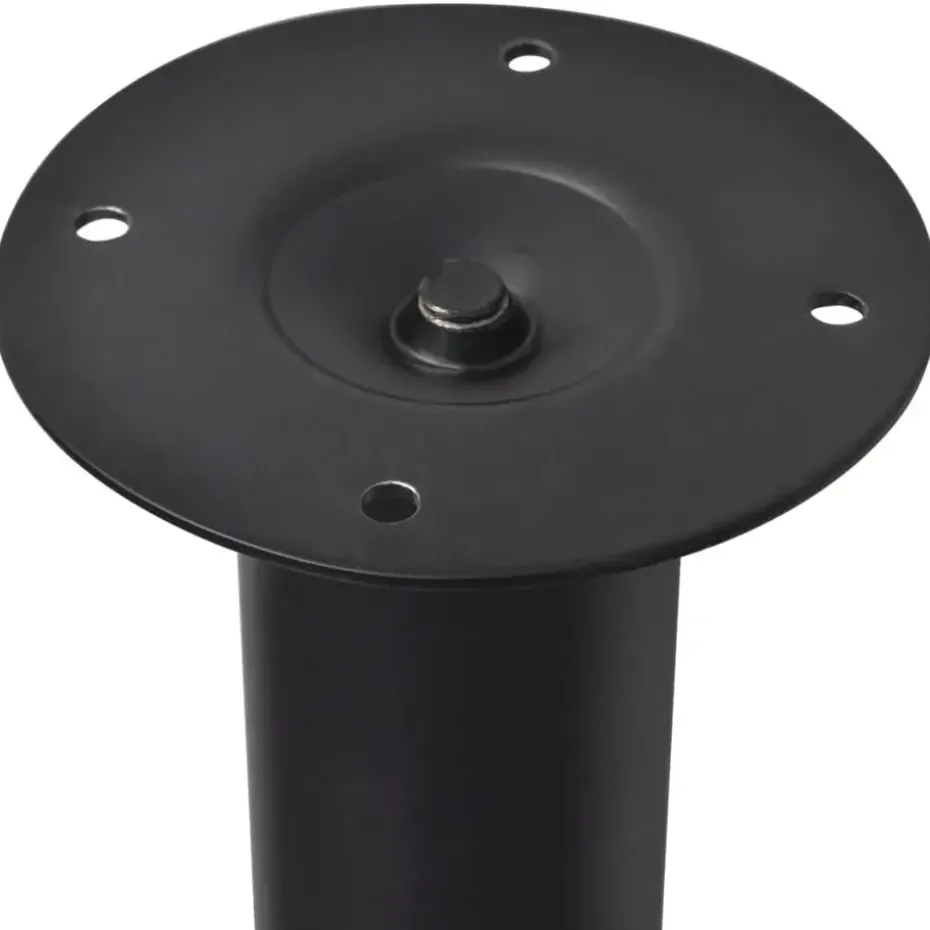 vidaXL - Tafelpoot - Zwart - IJzer - 4 stuks