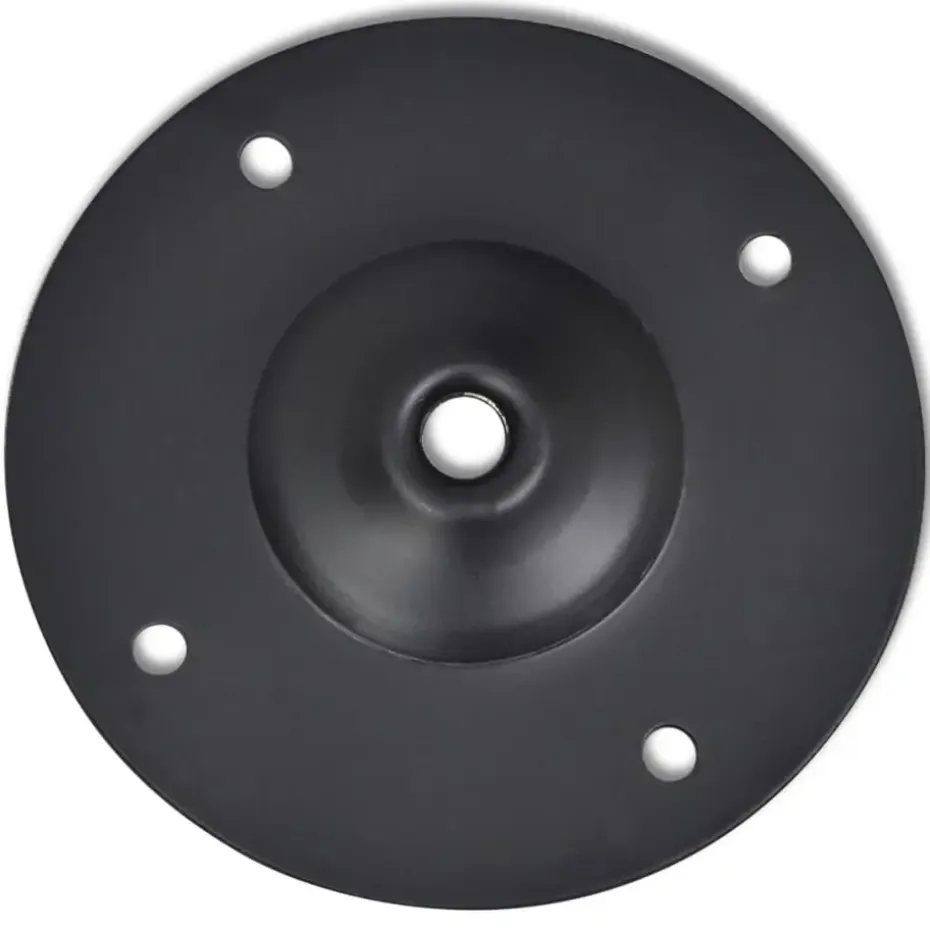 vidaXL - Tafelpoot - Zwart - IJzer - 4 stuks