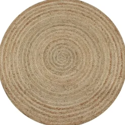 vidaXL - Tapijt - Beige - Jute - 120 cm