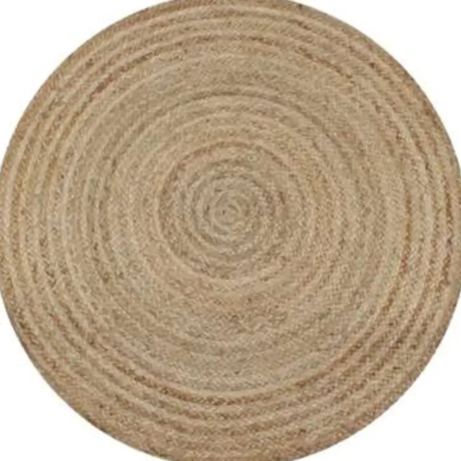 vidaXL - Tapijt - Beige - Jute - 90 cm