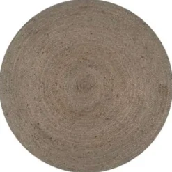 vidaXL - Tapijt - Grijs - Jute