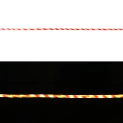 vidaXL - Touwenlicht met 2400 LED 100 m - Wit en rood - PVC