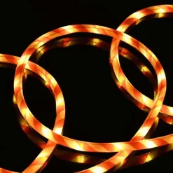 vidaXL - Touwenlicht met 2400 LED 100 m - Wit en rood - PVC