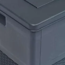 vidaXL - Tuinbox - Antraciet - Kunststof