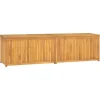 vidaXL - Tuinbox - Bruin - Teakhout - 200 x 50 x 55 cm