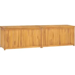 vidaXL - Tuinbox - Bruin - Teakhout - 200 x 50 x 55 cm