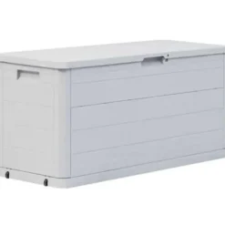 vidaXL - Tuinbox - Grijs - Kunststof