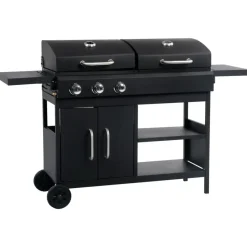 vidaXL - Tuingrill - Zwart - Staal