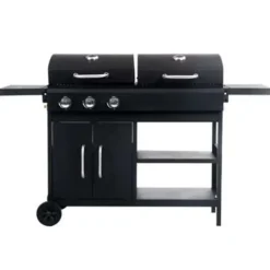 vidaXL - Tuingrill - Zwart - Staal