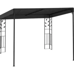 vidaXL - Tuinhuisje - Antraciet - Stof - 3 x 3 x 2.5 m