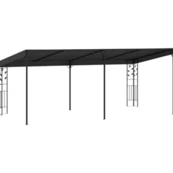 vidaXL - Tuinhuisje - Antraciet - Stof - 6 x 3 x 2.5 m