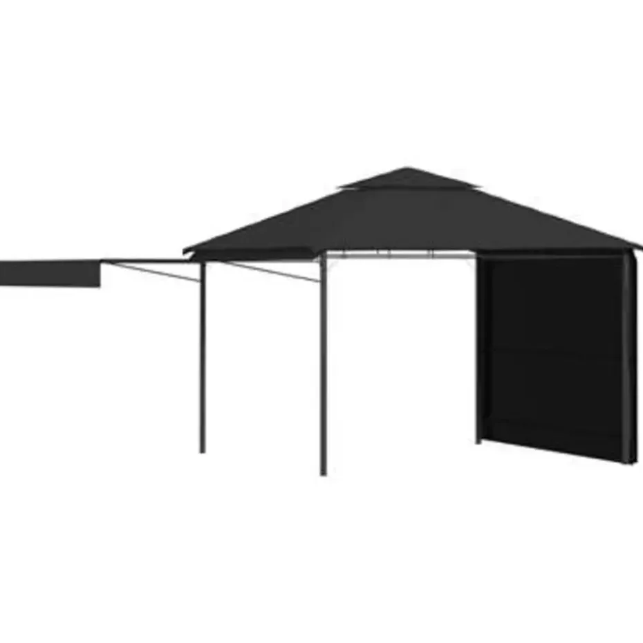 vidaXL - Tuinhuisje - Antraciet - Polyester