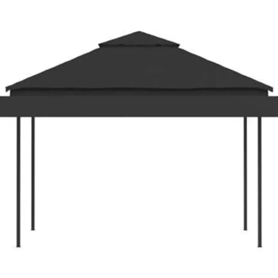 vidaXL - Tuinhuisje - Antraciet - Polyester