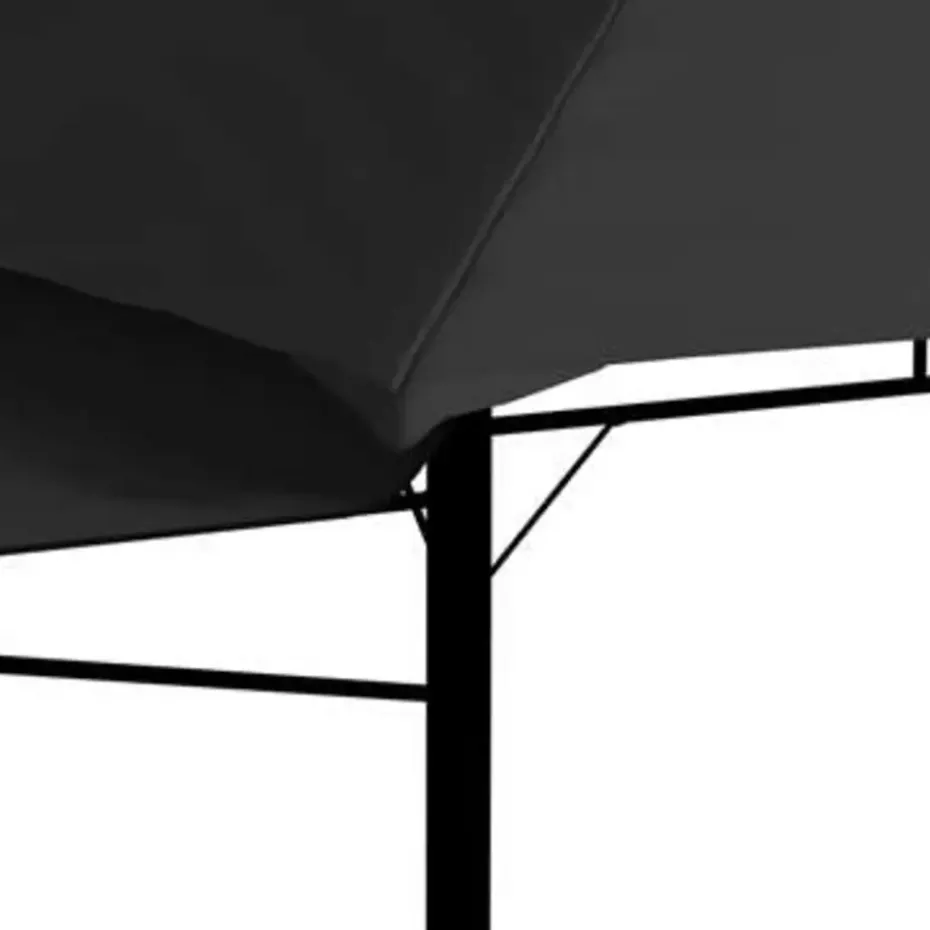 vidaXL - Tuinhuisje - Antraciet - Polyester