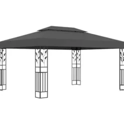 vidaXL - Tuinhuisje - Antraciet - Stof