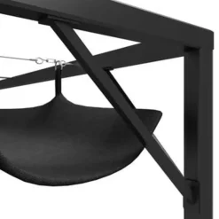 vidaXL - Tuinhuisje - Antraciet - Staal