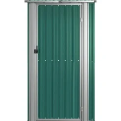 vidaXL - Tuinhuisje - Groen - Staal