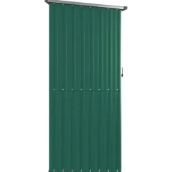 vidaXL - Tuinhuisje - Groen - Staal