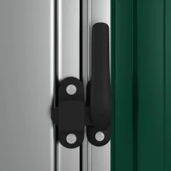 vidaXL - Tuinhuisje - Groen - Staal