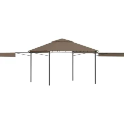 vidaXL - Tuinhuisje - Taupe - Polyester