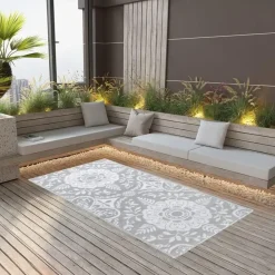 vidaXL - Tuinkleed - Grijs - Polyetheen - 80 x 150 cm