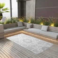 vidaXL - Tuinkleed - Grijs - Polyetheen - 160 x 230 cm