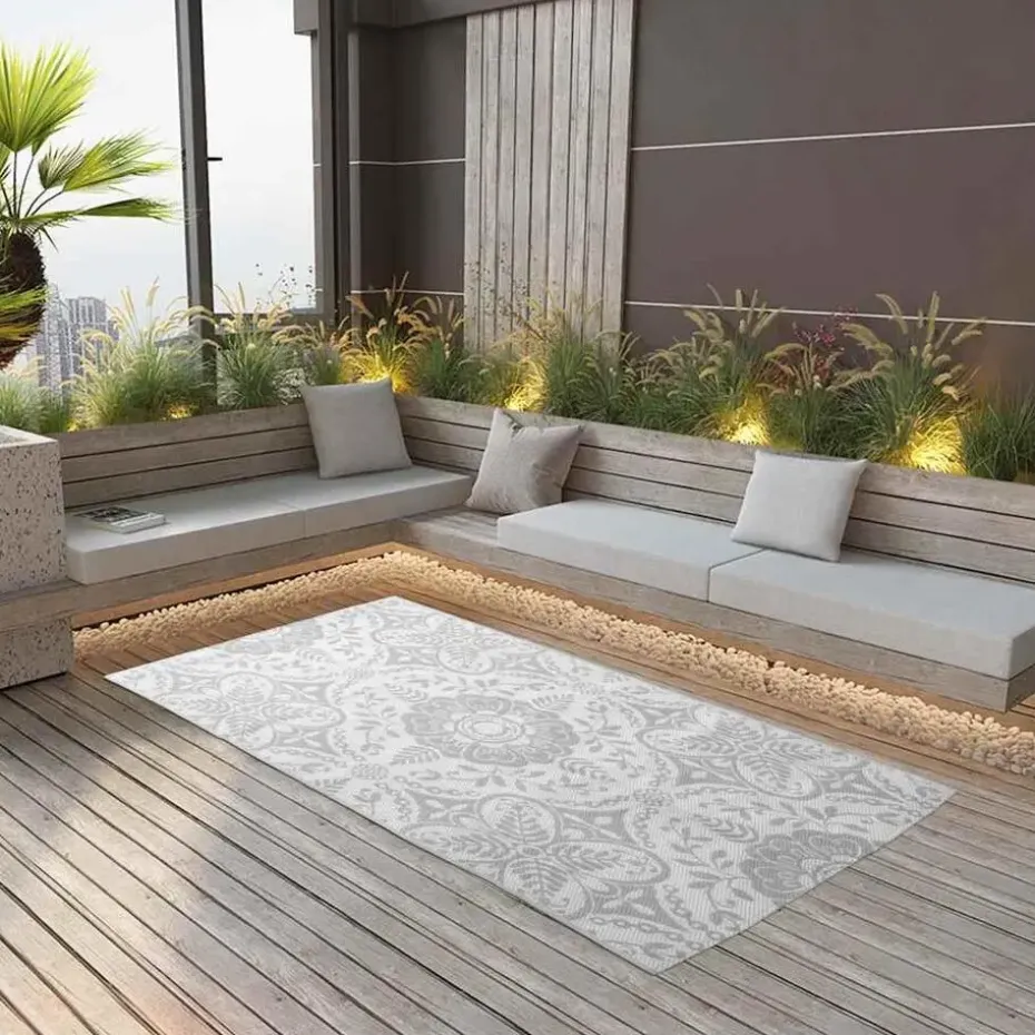 vidaXL - Tuinkleed - Grijs - Polyetheen - 160 x 230 cm