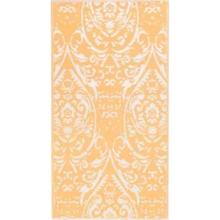 vidaXL - Tuinkleed - Oranje - Polyetheen - 160 x 230 cm