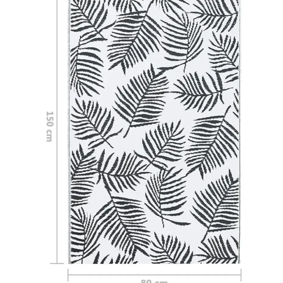 vidaXL - Tuinkleed - Wit - Polyetheen - 80 x 150 cm