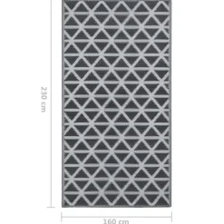 vidaXL - Tuinkleed - Zwart - Polyetheen - 160 x 230 cm