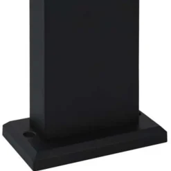 vidaXL - Tuinlamp - Zwart - Aluminium - 16 x 10 x 50 cm