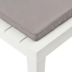 vidaXL - Tuinloungestoel - Wit - Kunststof