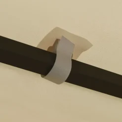 vidaXL - Tuinpaviljoen - Crème - Stof - 3 x 3 m