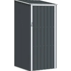 vidaXL - Tuinschuur - Antraciet - Staal