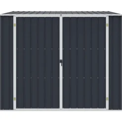vidaXL - Tuinschuur - Antraciet - Staal