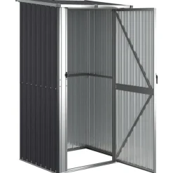 vidaXL - Tuinschuur - Antraciet - Staal