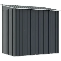 vidaXL - Tuinschuur - Antraciet - Staal
