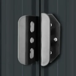 vidaXL - Tuinschuur - Antraciet - Staal