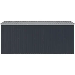 vidaXL - Tuinschuur - Antraciet - Staal