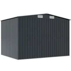 vidaXL - Tuinschuur - Antraciet - Staal