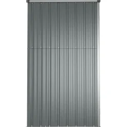 vidaXL - Tuinschuur - Grijs - Staal