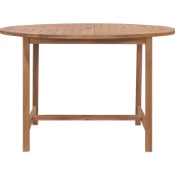 vidaXL - Tuintafel - Bruin - Hout