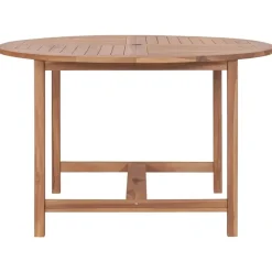 vidaXL - Tuintafel - Bruin - Hout