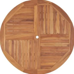 vidaXL - Tuintafel - Bruin - Hout