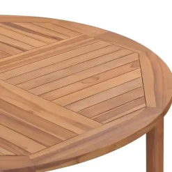 vidaXL - Tuintafel - Bruin - Hout